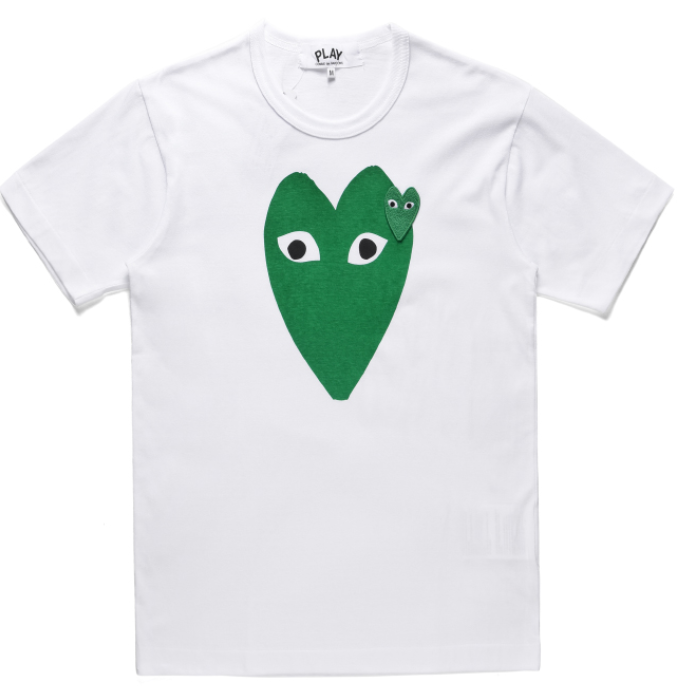 COMME DES GARCONS GREEN PLAY コムデギャルソン Tシャツ 黒目