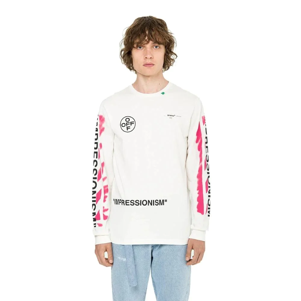 51%OFF Off-White 19SS DIAG STENCIL L/S TEE オフホワイト ロンＴ長袖