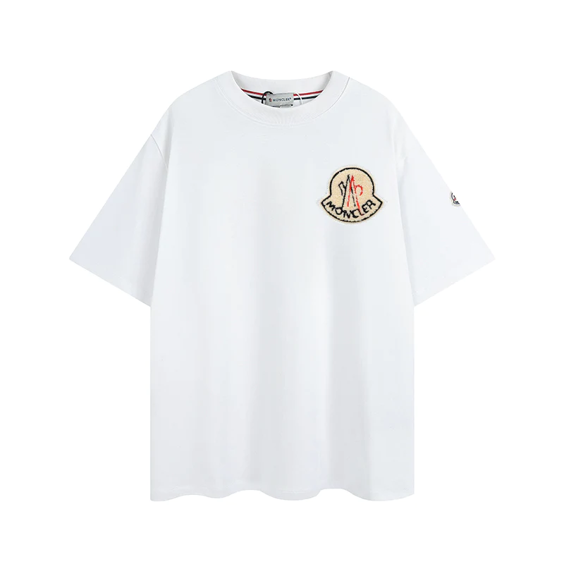 正規店国産モンクレール　Tシャツ　ロゴ　シンプル Tシャツ/カットソー(半袖/袖なし)