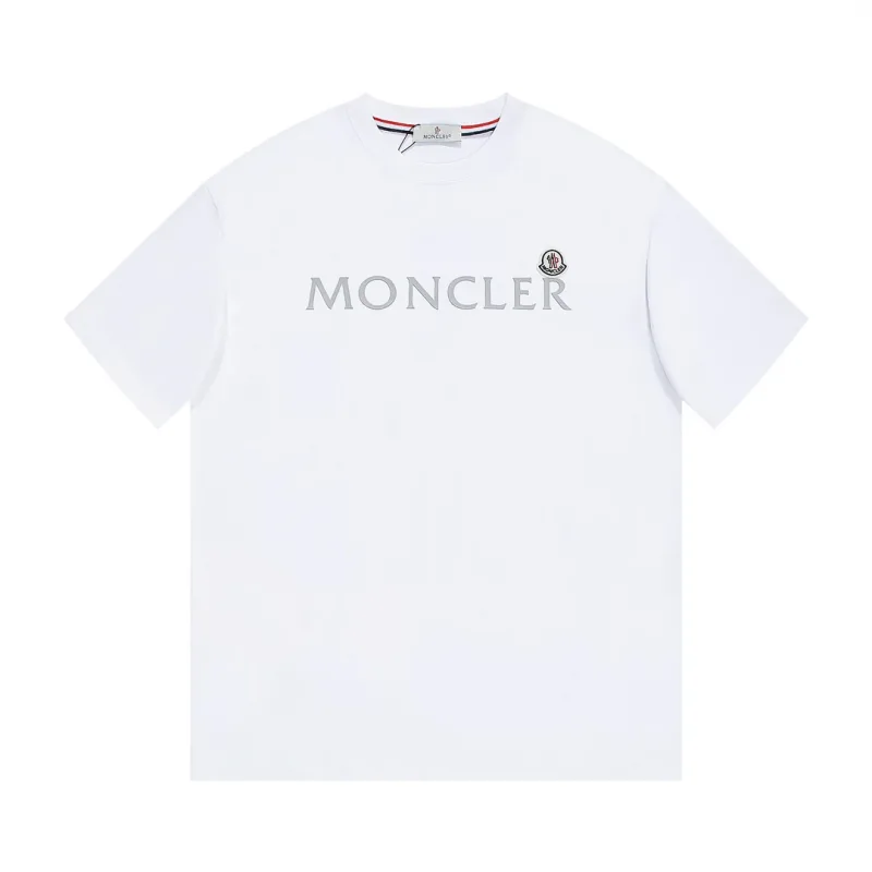 MONCLER モンクレール バックレタリングロゴプリントTシャツ 半袖 2色 ...