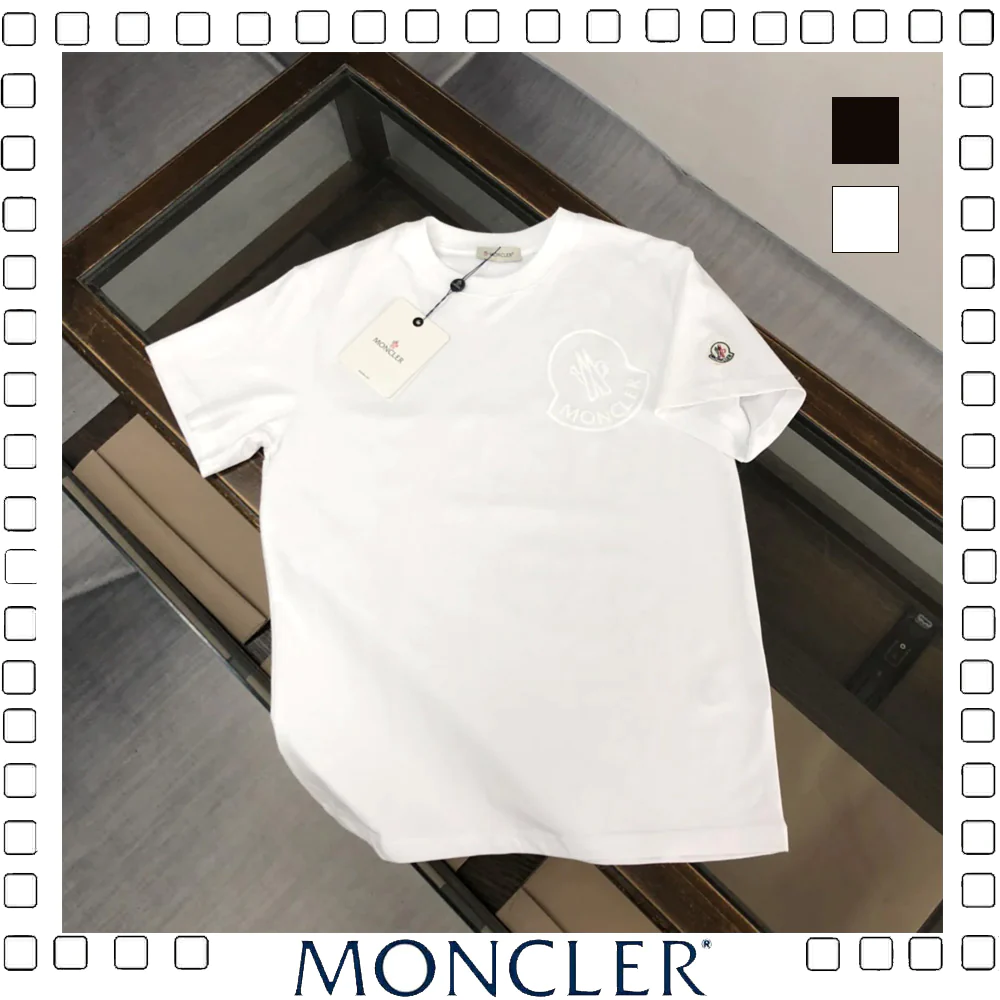 MONCLER モンクレール ロゴプリントクルーネック 半袖 Tシャツ