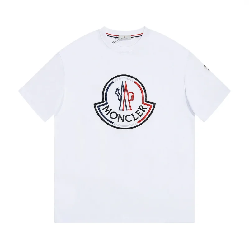 MONCLER モンクレール ロゴ入りTシャツ 半袖 コットン ロゴ Tシャツ 2