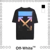 Off-White 2022SS オフホワイト プリントロゴTシャツ 矢印 コットン black white ２色