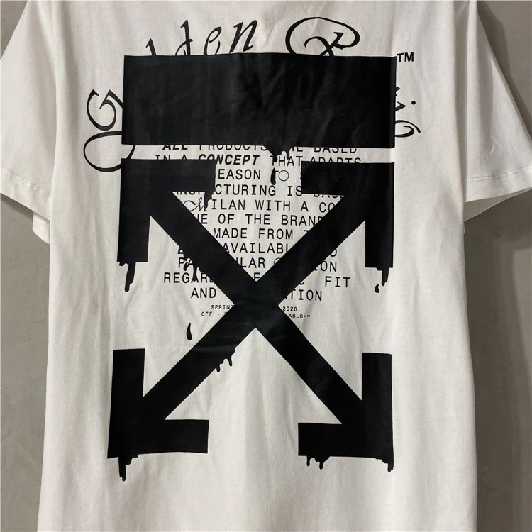 Off-White 20SS DRIPPING ARROWS S/S OVER TEE オフホワイト Tシャツ