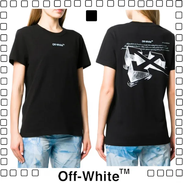 Off-White 20SS オフホワイト 半袖 Tシャツ オーバー メンズ ブラック 男女兼用