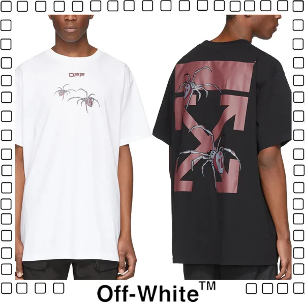 Off-White ARACHNO ARROW OVER T-SHIRT オフホワイト Tシャツ 蜘蛛アロー オーバー メンズ ブラック ホワイト