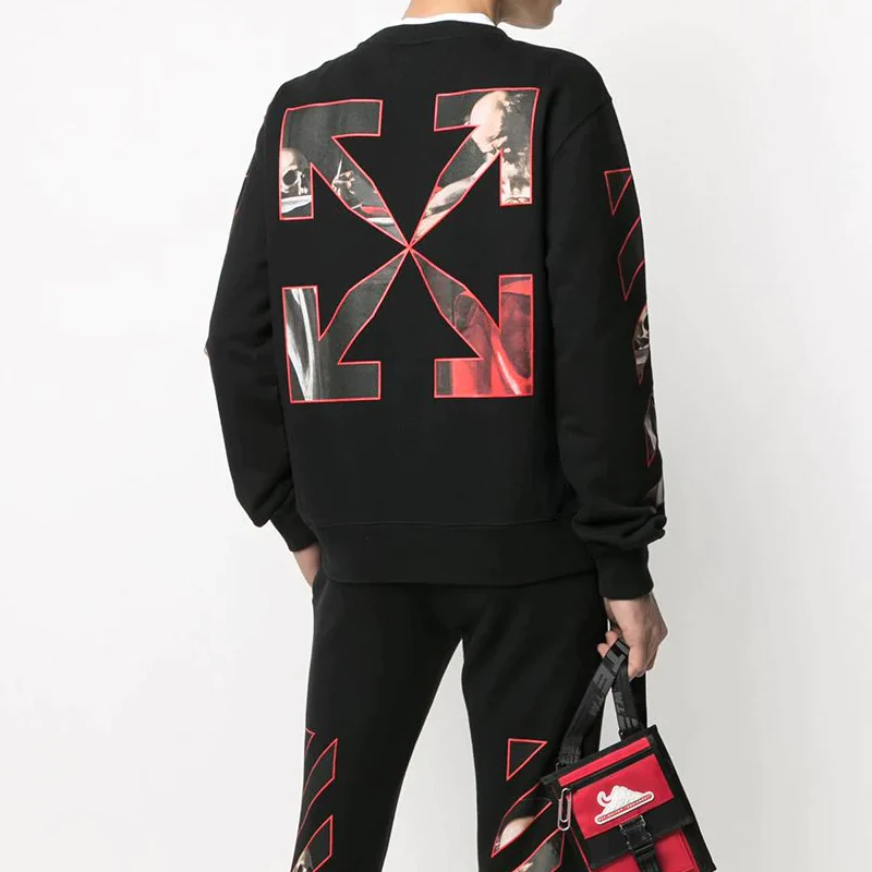 Off-White CARAVAGGIO COTTON SWEATSHIRT オフホワイト カラヴァッジョ