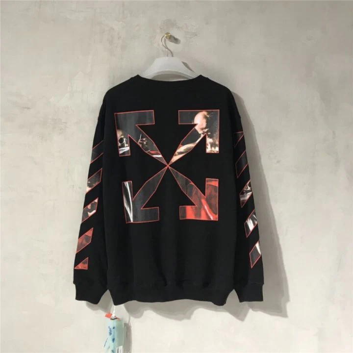 Off-White CARAVAGGIO COTTON SWEATSHIRT オフホワイト カラヴァッジョ