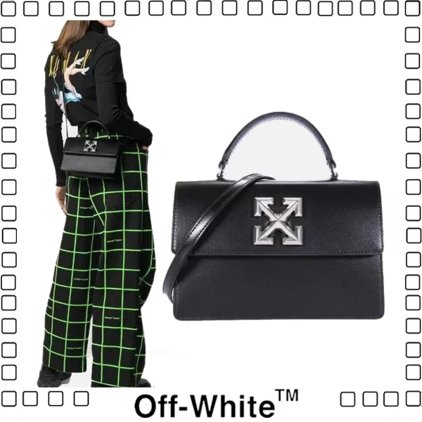 Off-White Cash Insude Jitney Bag レディース ショルダーバッグ オフホワイト ブラック グリーン 2色