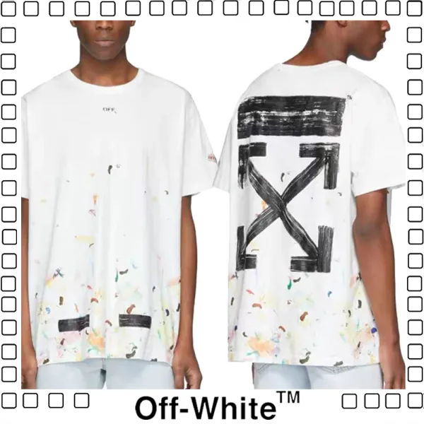 Off-White HAND LOGO S/S OVER TEE 2020SS オフホワイト オーバーサイズ Tシャツ メンズ ホワイト