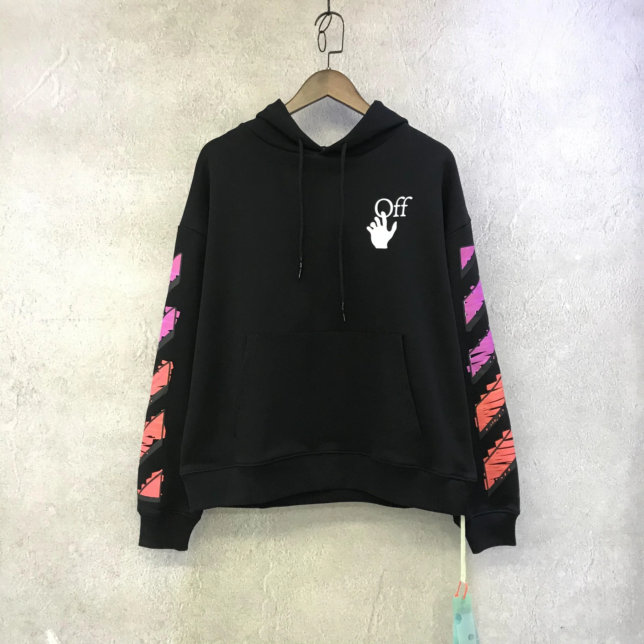 Off-White MARKER SLIM HOODIE オフホワイトプリント ロゴ パーカー ...