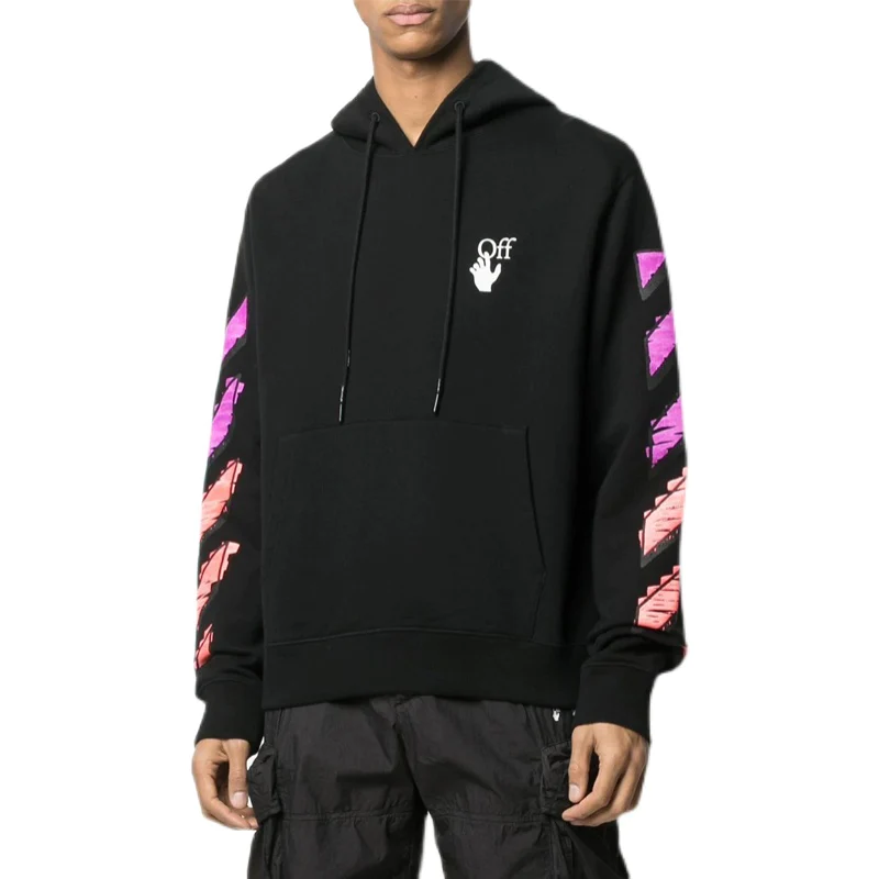 Off-White MARKER SLIM HOODIE オフホワイトプリント ロゴ パーカー ...