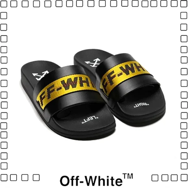 Off-White VIRGIL ABLOH オフホワイト サンダル シャワー メンズ black OMIA088 S19 C22034