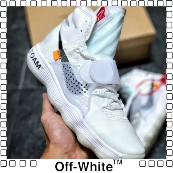 Off-White x Nike React Hyperdunk 2017 Flyknit オフホワイト ナイキ スポーツシューズ スニーカー ホワイト