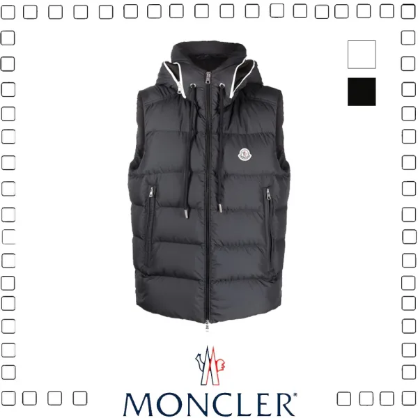85%OFF Moncler Cardamine モンクレール ダウンベスト 2色 H20911A0015154A81