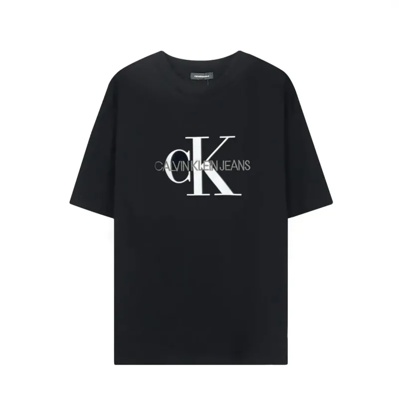 CALVIN KLEIN ストレートフィット モノグラム ロゴ 半袖Tシャツ
