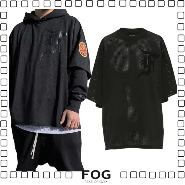 FOG Fear Of God 5th MESH T-SHIRT メンズ トップス Tシャツ フィアオブゴッド black