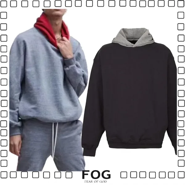 FOG Fear Of God 5th フィアオブゴッド パーカー 長袖 トップス ブラックグレー 2色 男女兼用