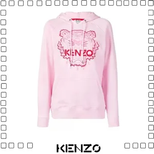 KENZO ケンゾー TIGER HOODIE ロゴパーカー レディース ピンク PINK