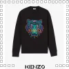 KENZO ケンゾー タイガー 刺繍ロゴ スウェットシャツ 男女兼用 ブラック