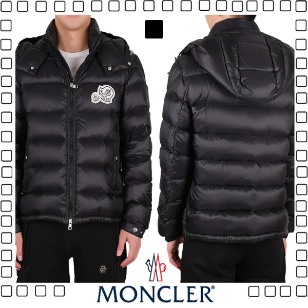 MONCLER モンクレール BRAMANT 19/20AW ダウンジャケット フード付 ブラック メンズ