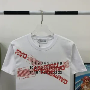 Maison Margiela ナンバリング ロゴTシャツ 半袖 – Break The Old