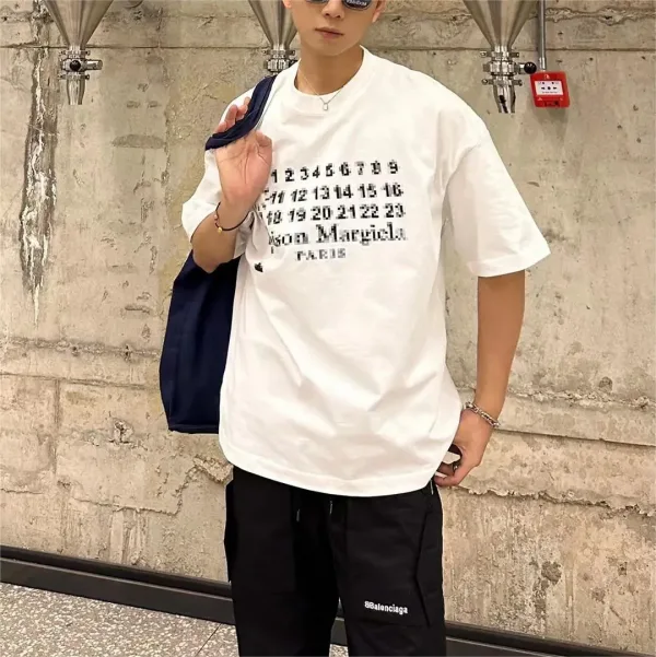 Maison Margiela ナンバリング ロゴTシャツ 半袖Tシャツ – Break The Old