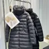 Moncler モンクレール ロングダウンジャケット アウターウェア ブラック グレー