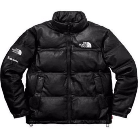 THE NORTH FACE (ザノースフェイス) ×SUPERME（シュプリーム） LEATHER NUPTSE JACKET レザー ヌプシダウンジャケット – Break The Old