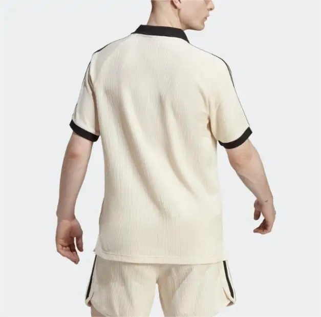 adidas Originals ポロシャツ アディカラー ロゴ ワッフル 半袖 