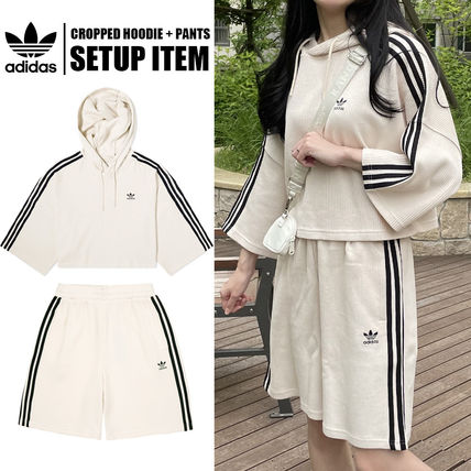 ADIDAS ORIGINALS HOODIE SHORTS SETUP パーカー ショートパンツ 上下セットアップ – Break The Old