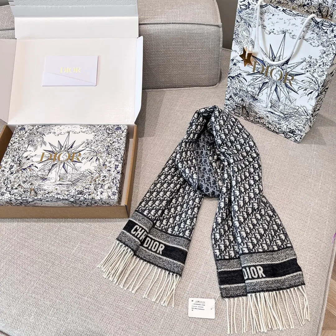 Christian Dior リバーシブル 味わい深い マフラー❇新品・未使用❇