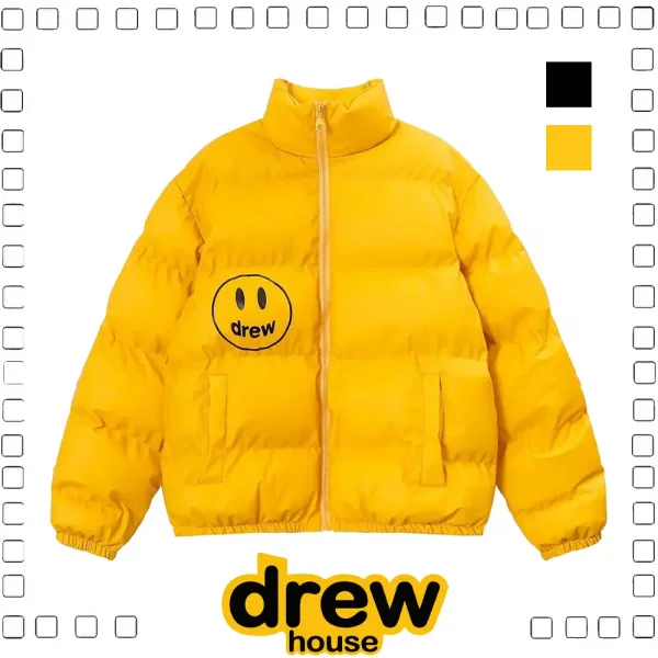 Drew House mascot puffer jacket 笑顔 ロゴ ダウンジャケット パファージャケット ユニセックス
