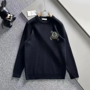 MONCLER モンクレール ウールセーター 男女兼用 ニット セーター スタイリッシュ 丸ネック 長袖セーター (4)