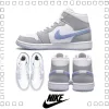 Nike Air Jordan1 Mid Wolf Grey ナイキ エアジョーダン グレー スニーカー