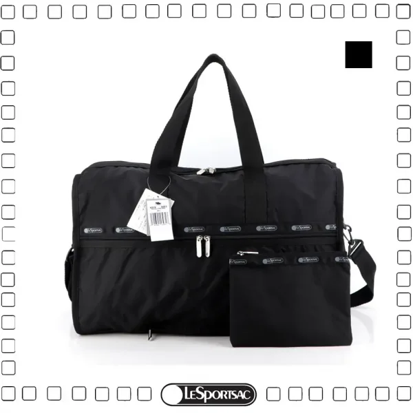 LeSportsac DELUXE LG WEEKENDER レスポートサック ボストンバッグ 大容量 ブラック 4319