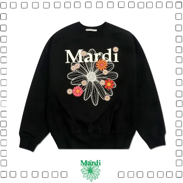 MARDI MERCREDI SWEATSHIRT FLOWERMARDI BLOSSOM マルディメクルディ スウェット トレーナー レディース 韓国