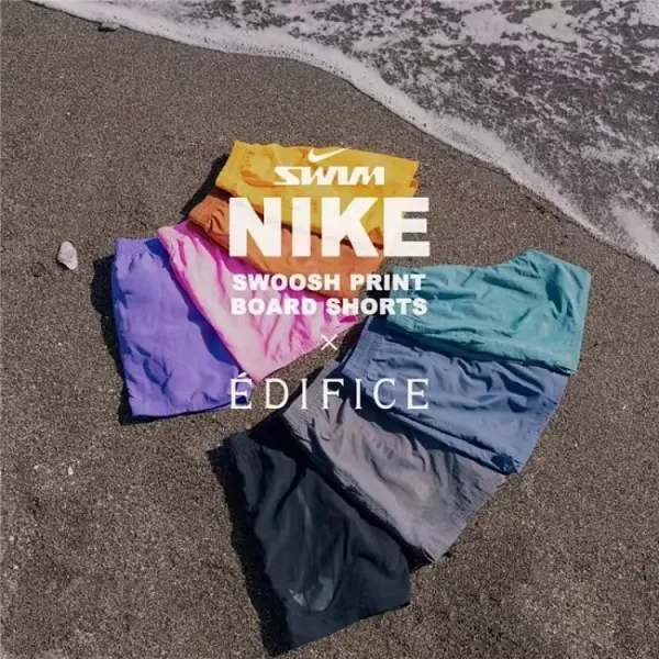 NIKE SWIM X ÉDIFICE SWOOSH PRINT BOARD SHORTS EDIFICE ナイキ ウーブンショートパンツ