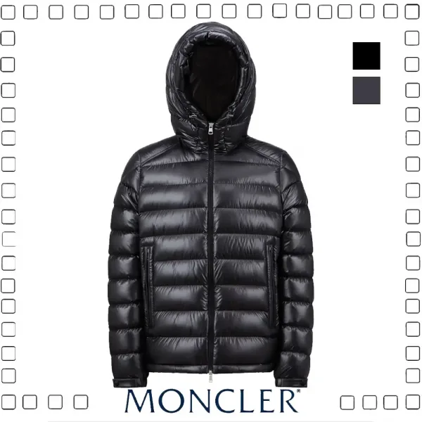 Moncler Besines Down jacket モンクレール ショートダウンジャケット メンズ ブラック ナイトブルー 2色