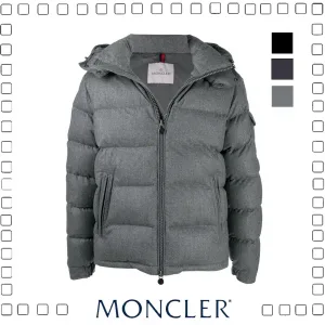 Moncler Montgenevre モンクレール ショートダウンジャケット メンズ ブラック ナイトブルー グレー 3色