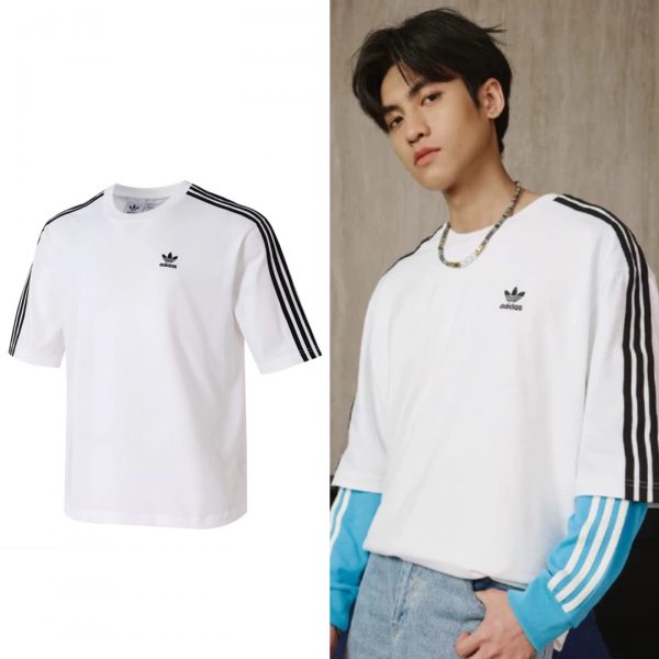 adidas Originals Oversize Tee アディダス オリジナルス アディカラー オーバーサイズ Tシャツ 半袖 ホワイト